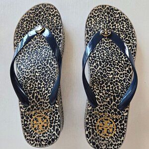 Tory Burch wedge flip flops